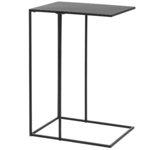 Bizzotto Čern&yacute; kovov&yacute; odkl&aacute;dac&iacute; stolek Alrik 40 x 30 cm