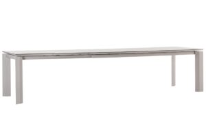 Bizzotto &Scaron;ed&yacute; keramick&yacute; zahradn&iacute; rozkl&aacute;dac&iacute; stůl Otavio 220/340 x 95 cm