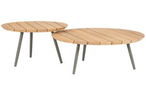 Bizzotto Set dvou zahradn&iacute;ch stolků Ivissa II. 60/80 cm