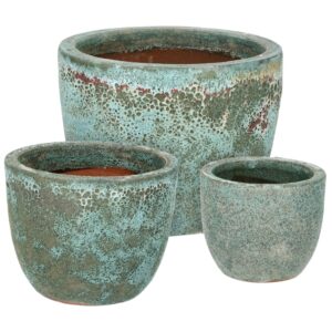 Bizzotto Set terrazzo zahradn&iacute;ch květin&aacute;čů Duyen 18/24/31 cm