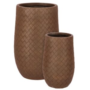 Bizzotto Set zahradn&iacute; květin&aacute;čů Rhombus 55/75 cm