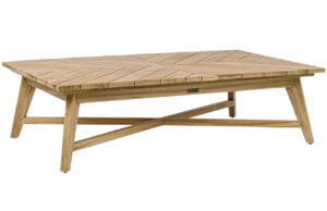 Bizzotto Teakov&yacute; zahradn&iacute; konferenčn&iacute; stolek Coachella 120 x 70 cm