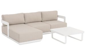 Bizzotto Zahradn&iacute; set modul&aacute;rn&iacute; rohov&eacute; pohovky a stolku Mariel