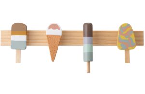 Bloomingville Barevn&yacute; dřevěn&yacute; vě&scaron;&aacute;k Zyon