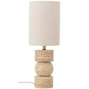 Bloomingville B&eacute;žov&aacute; kamenn&aacute; stoln&iacute; lampa Marci