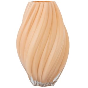 Bloomingville B&eacute;žov&aacute; skleněn&aacute; v&aacute;za Kanji 30 cm