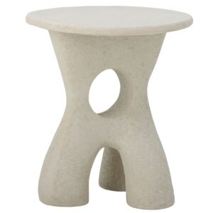 Bloomingville B&iacute;l&yacute; odkl&aacute;dac&iacute; stolek Amiee 37