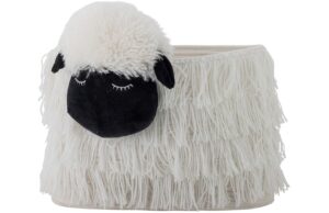 Bloomingville B&iacute;l&yacute; &uacute;ložn&yacute; ko&scaron; na hračky Dolly