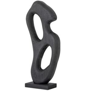 Bloomingville Čern&aacute; dřevěn&aacute; so&scaron;ka Elya 45