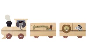 Bloomingville Dřevěn&aacute; n&aacute;stěnn&aacute; police Mallen 60 cm