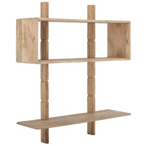 Bloomingville Dřevěn&aacute; n&aacute;stěnn&aacute; police Millian 110