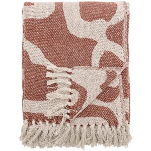 Bloomingville Hnědo-b&eacute;žov&yacute; pl&eacute;d Salobre 160 x 130 cm