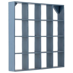 Bloomingville Modr&aacute; n&aacute;stěnn&aacute; police Bekka 70 x 70 cm