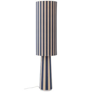 Bloomingville Modr&aacute; pruhovan&aacute; stojac&iacute; lampa Emmie 120 cm