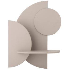 Bloomingville P&iacute;skově hněd&aacute; n&aacute;stěnn&aacute; police Leonard 60 x 44 cm