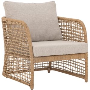 Bloomingville Ratanov&eacute; zahradn&iacute; křeslo s pol&scaron;t&aacute;ři Penzano