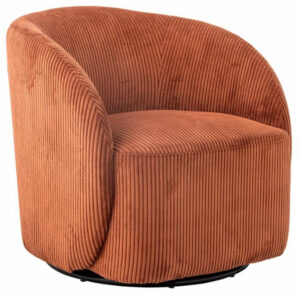 Bloomingville Sametov&eacute; otočn&eacute; křeslo Pradi