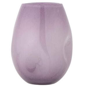 Bloomingville Skleněn&aacute; v&aacute;za Lilac 22 cm