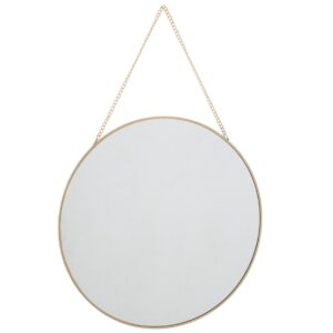 Bloomingville Z&aacute;věsn&eacute; zrcadlo Sibal ⌀ 38 cm