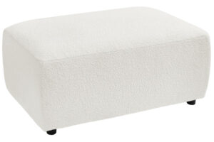 Bobochic Paris B&iacute;l&aacute; boucl&eacute; podnožka Envy 100 x 70 cm