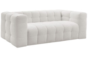 Bobochic Paris B&iacute;l&aacute; boucl&eacute; rozkl&aacute;dac&iacute; pohovka Cloud 228 cm