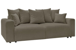 Bobochic Paris Hněd&aacute; boucl&eacute; rozkl&aacute;dac&iacute; pohovka Envy 245 cm