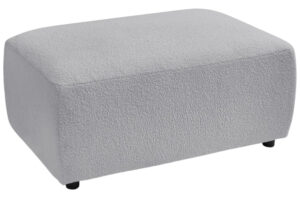 Bobochic Paris Světle &scaron;ed&aacute; boucl&eacute; podnožka Envy 100 x 70 cm