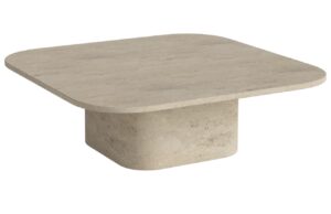 Bolia B&eacute;žov&yacute; kamenn&yacute; konferenčn&iacute; stolek Eida 100 x 100 cm