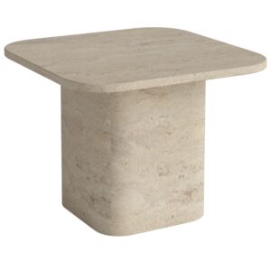 Bolia B&eacute;žov&yacute; kamenn&yacute; konferenčn&iacute; stolek Eida 55 x 55 cm