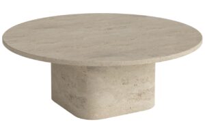 Bolia B&eacute;žov&yacute; kamenn&yacute; konferenčn&iacute; stolek Eida 90 cm