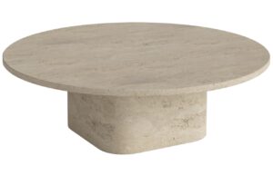 Bolia B&eacute;žov&yacute; kamenn&yacute; n&iacute;zk&yacute; konferenčn&iacute; stolek Eida 90 cm