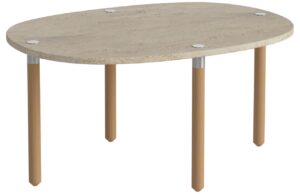 Bolia B&eacute;žov&yacute; kamenn&yacute; n&iacute;zk&yacute; konferenčn&iacute; stolek Tuk 71