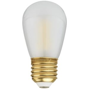 Bolia B&iacute;l&aacute; stm&iacute;vateln&aacute; LED ž&aacute;rovka Teardrop E27 3W