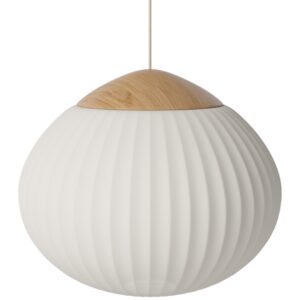 Bolia B&iacute;l&eacute; z&aacute;věsn&eacute; světlo Acorn 50 cm