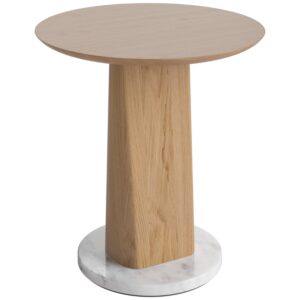 Bolia Dubov&yacute; n&iacute;zk&yacute; odkl&aacute;dac&iacute; stolek Root 42 cm s mramorovou podstavou