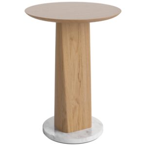 Bolia Dubov&yacute; odkl&aacute;dac&iacute; stolek Root 42 cm s mramorovou podstavou