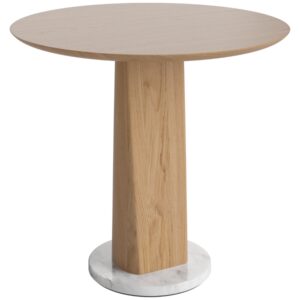 Bolia Dubov&yacute; odkl&aacute;dac&iacute; stolek Root 60 cm s mramorovou podstavou