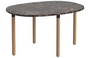 Bolia Hněd&yacute; mramorov&yacute; konferenčn&iacute; stolek Tuk 71