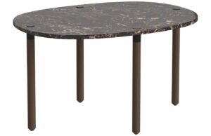 Bolia Hněd&yacute; mramorov&yacute; konferenčn&iacute; stolek Tuk 71