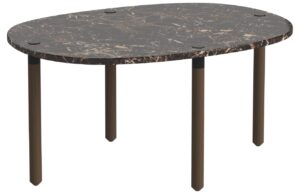 Bolia Hněd&yacute; mramorov&yacute; n&iacute;zk&yacute; konferenčn&iacute; stolek Tuk 71