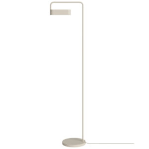 Bolia Kr&eacute;mově b&iacute;l&aacute; kovov&aacute; stojac&iacute; lampa Scribe 133 cm