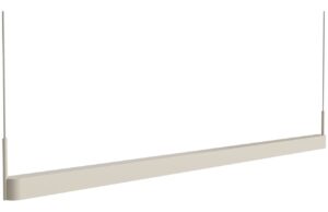 Bolia Kr&eacute;mově b&iacute;l&eacute; kovov&eacute; z&aacute;věsn&eacute; LED světlo Scribe 170 cm