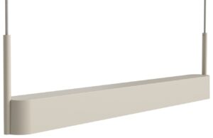 Bolia Kr&eacute;mově b&iacute;l&eacute; kovov&eacute; z&aacute;věsn&eacute; LED světlo Scribe 70 cm