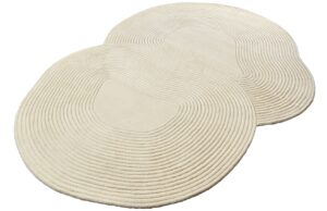 Bolia Kr&eacute;mově b&iacute;l&yacute; vlněn&yacute; koberec Zen 180 x 240 cm