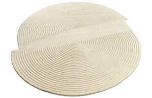 Bolia Kr&eacute;mově b&iacute;l&yacute; vlněn&yacute; koberec Zen 250 x 291 cm