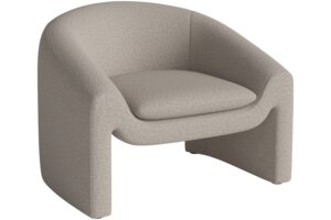 Bolia P&iacute;skově hněd&eacute; boucl&eacute; křeslo Mielo