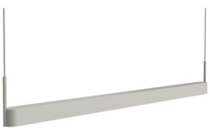 Bolia &Scaron;ed&eacute; kovov&eacute; z&aacute;věsn&eacute; LED světlo Scribe 130 cm