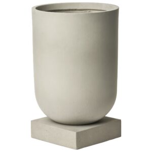 Bolia &Scaron;ed&yacute; cementov&yacute; květin&aacute;č Podium &Oslash; 30 cm