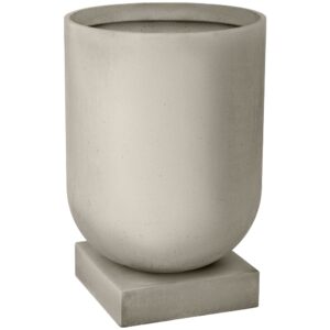 Bolia &Scaron;ed&yacute; cementov&yacute; květin&aacute;č Podium &Oslash; 50 cm