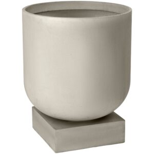 Bolia &Scaron;ed&yacute; cementov&yacute; květin&aacute;č Podium &Oslash; 55 cm